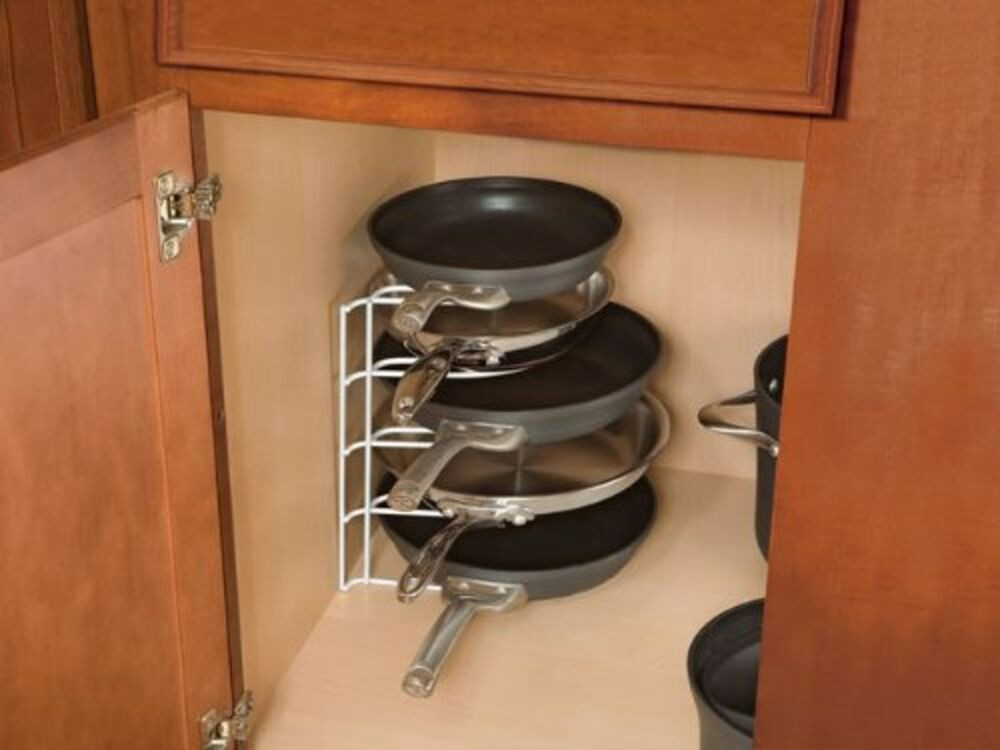Best ideas about Pan Organizer For Cabinet
. Save or Pin Kitchen Storage Cabinet Pan Organizer Rack Holder Drawer Now.