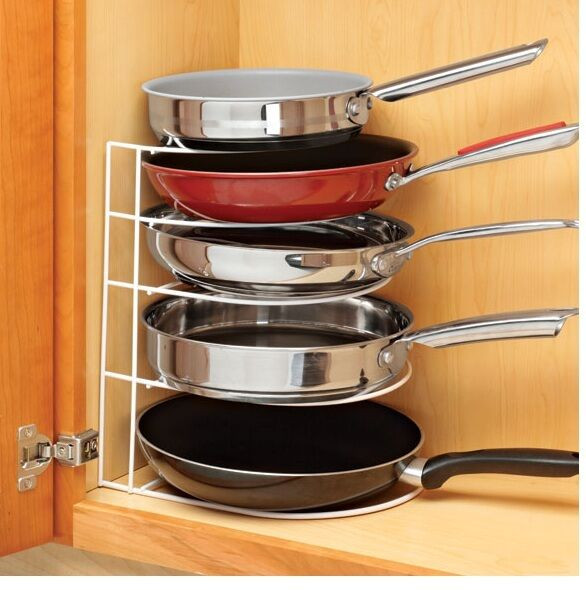 Best ideas about Pan Organizer For Cabinet
. Save or Pin Frying Pan Organizer Save Space And Cookware Store In Now.