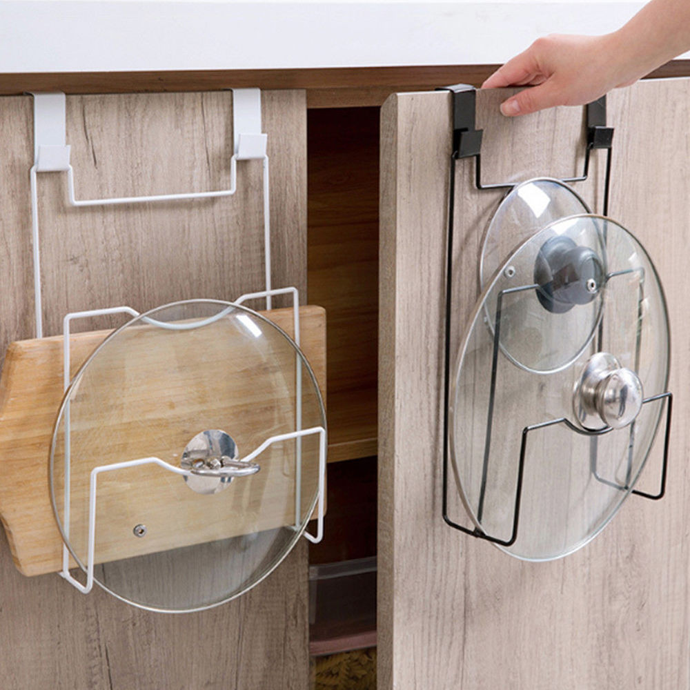 Best ideas about Pan Organizer For Cabinet
. Save or Pin Iron Kitchen Over Cabinet Door Pot Pan Lid Storage Holder Now.