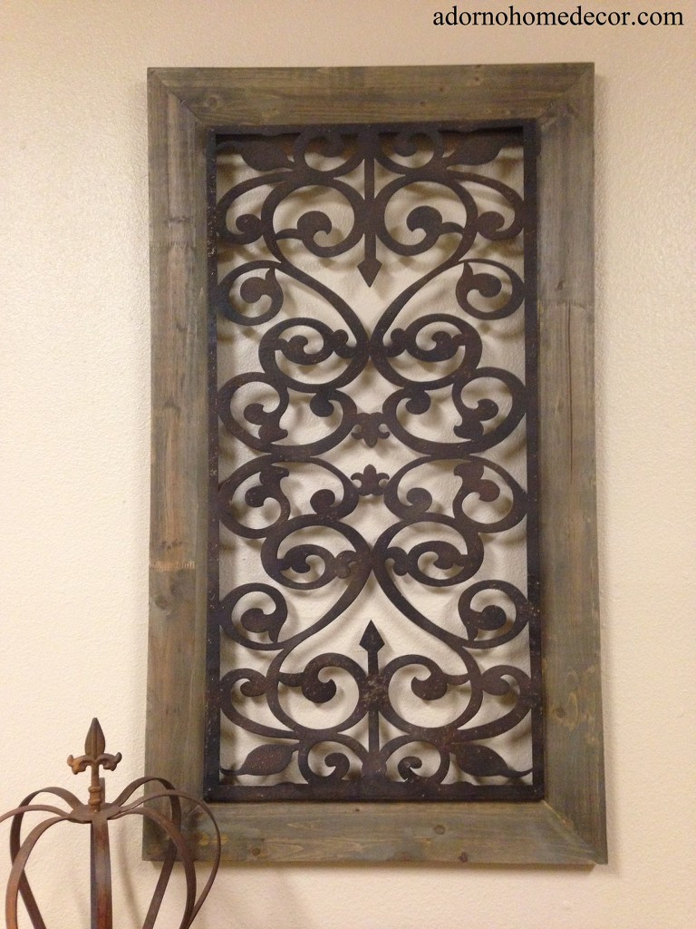 Best ideas about Panelled Wall Art . Save or Pin Metal Wood Wall Panel Antique Vintage Rustic Chic Now.