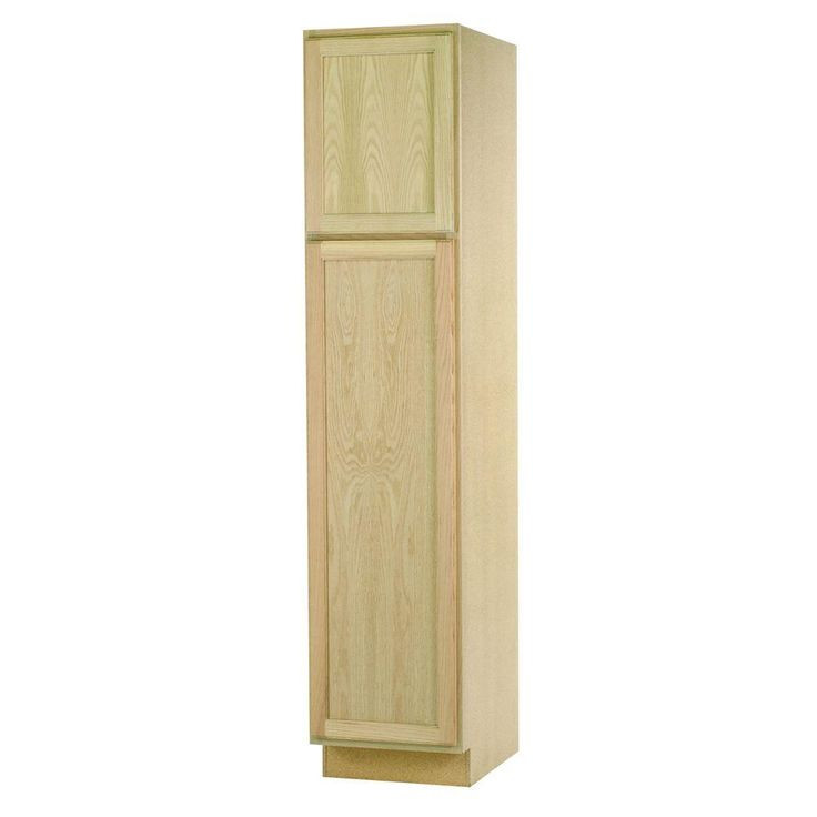 Best ideas about Pantry Cabinet Home Depot
. Save or Pin $221 18x84x24 in Pantry Cabinet in Unfinished Oak Now.