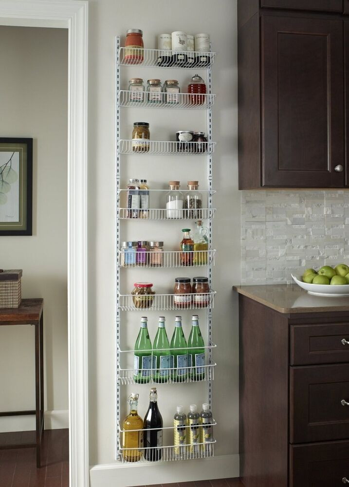 Best ideas about Pantry Door Rack
. Save or Pin Kitchen Storage Organizer Wall Rack Door Shelves Now.