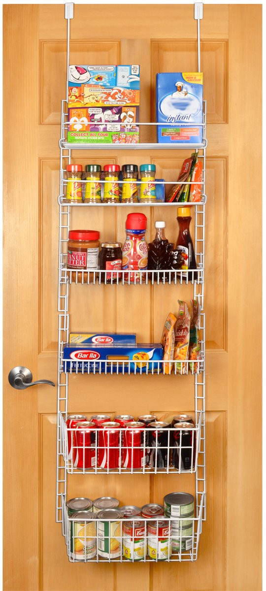 Best ideas about Pantry Door Rack
. Save or Pin Pantry Organizer Over The Door kitchen Hanging Food Now.