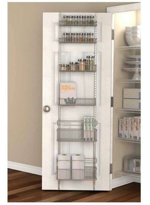 Best ideas about Pantry Door Rack
. Save or Pin Premium Over the Door Pantry Organizer Rack Kitchen Now.