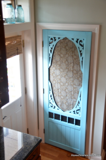 Best ideas about Pantry Doors Lowes
. Save or Pin White Painted Kitchen Island & Pantry Screen Door $100 Now.