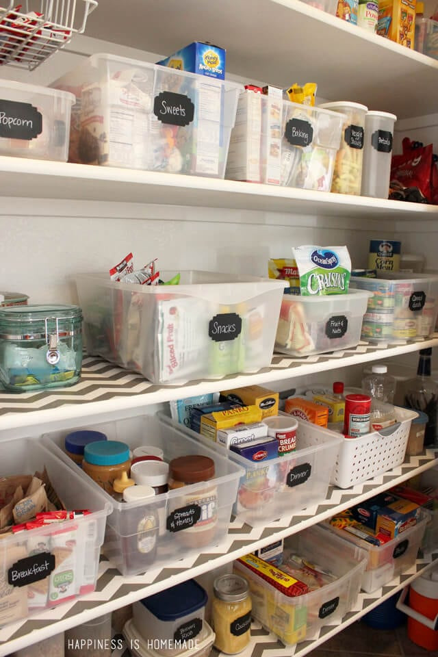 Best ideas about Pantry Organization Containers
. Save or Pin Interior & Exterior Pantry Makeover Happiness is Homemade Now.