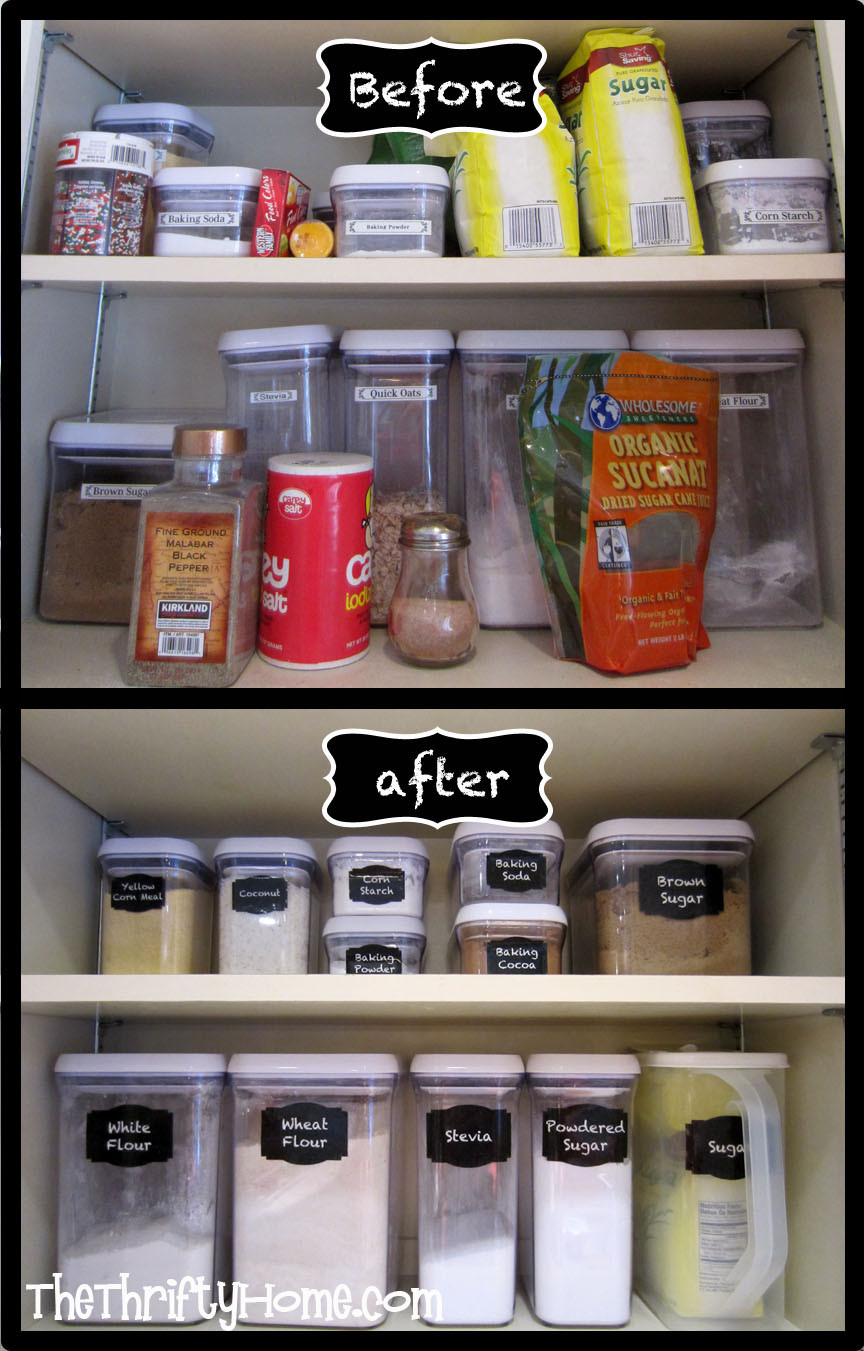 Best ideas about Pantry Organization Containers
. Save or Pin The Thrifty Home Simple Solutions to Organize a Deep Pantry Now.