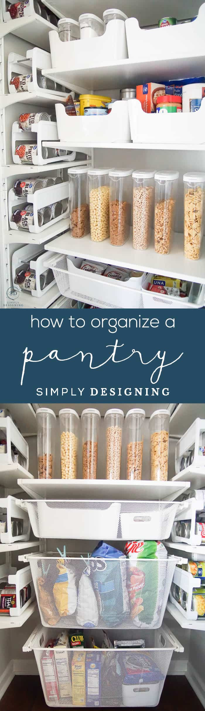 Best ideas about Pantry Organization DIY
. Save or Pin How to Organize a Closet Under the Stairs & Pantry Now.