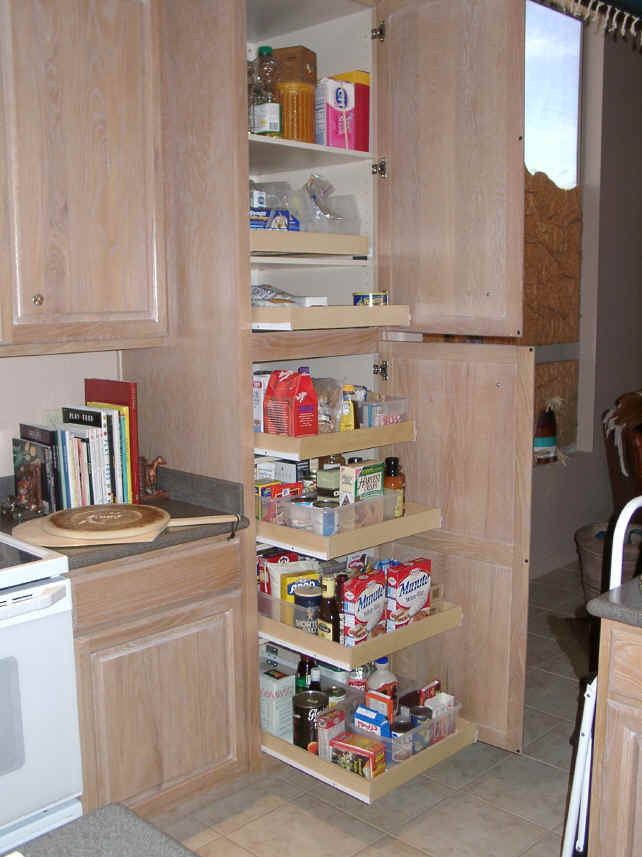 Best ideas about Pantry Pull Out Shelves
. Save or Pin Kitchen pantry cabinet pull out shelf storage sliding shelves Now.