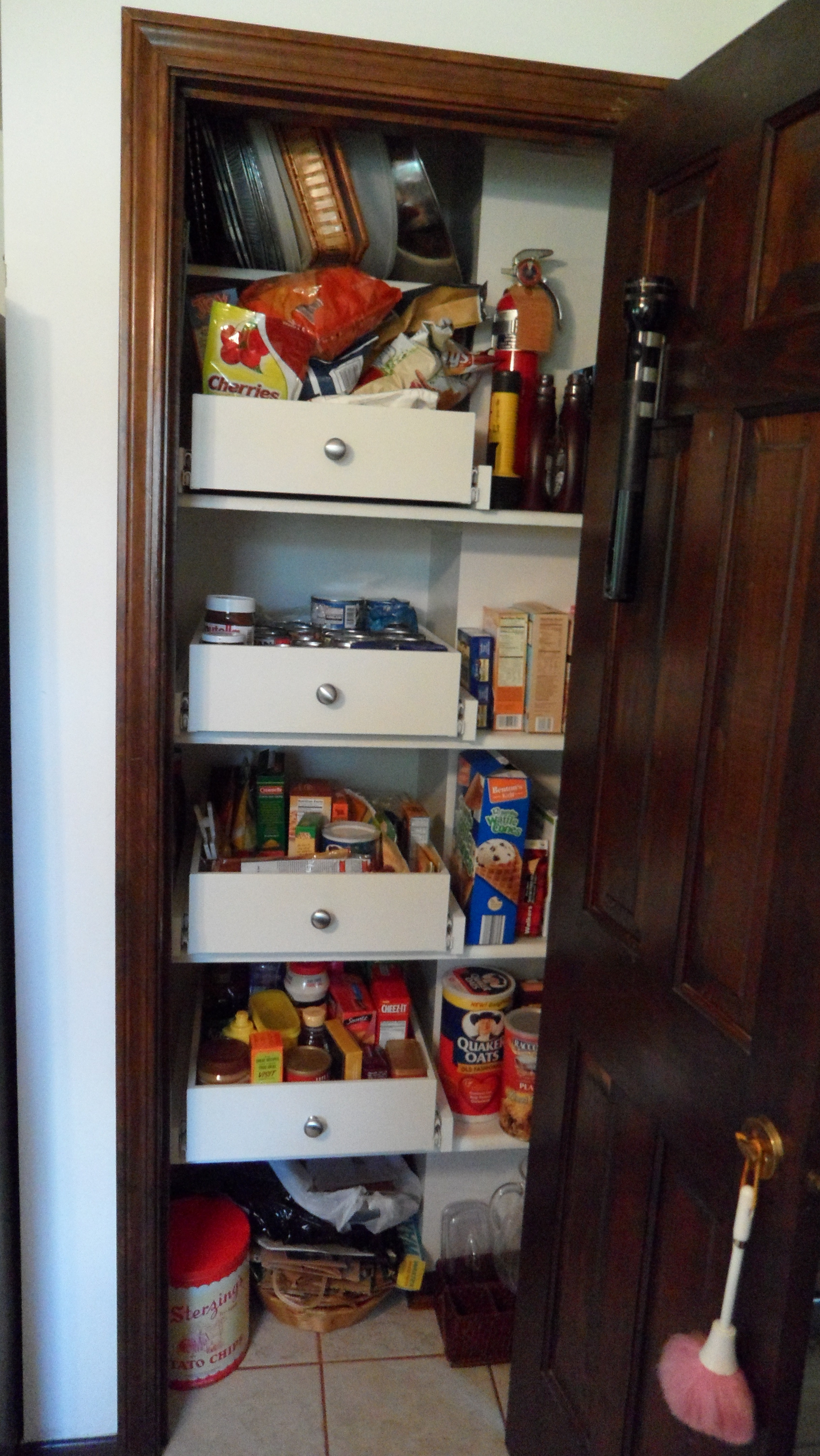 Best ideas about Pantry Pull Out Shelves
. Save or Pin Kitchen pantry cabinet pull out shelf storage sliding shelves Now.