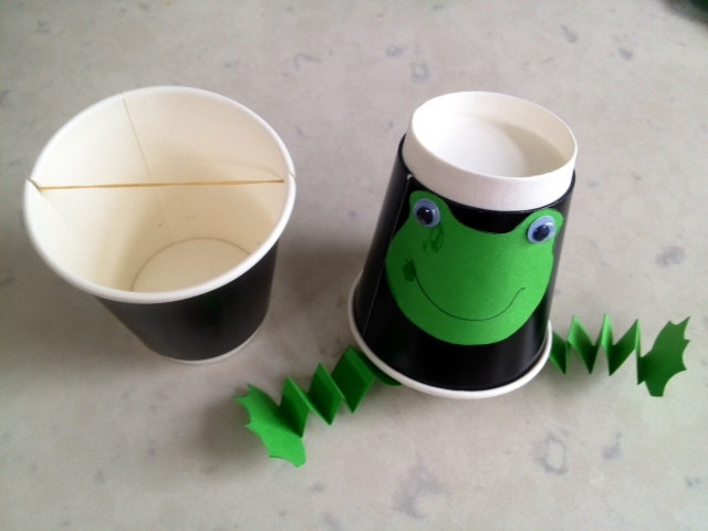 Best ideas about Paper Craft Ideas For Kids Under 5
. Save or Pin Springy Catapult Frog My Kid Craft Now.