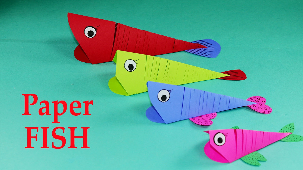 Best ideas about Paper Crafting Ideas For Kids
. Save or Pin Paper Crafts for Kids Easy Paper Fish Crafts DIY Now.