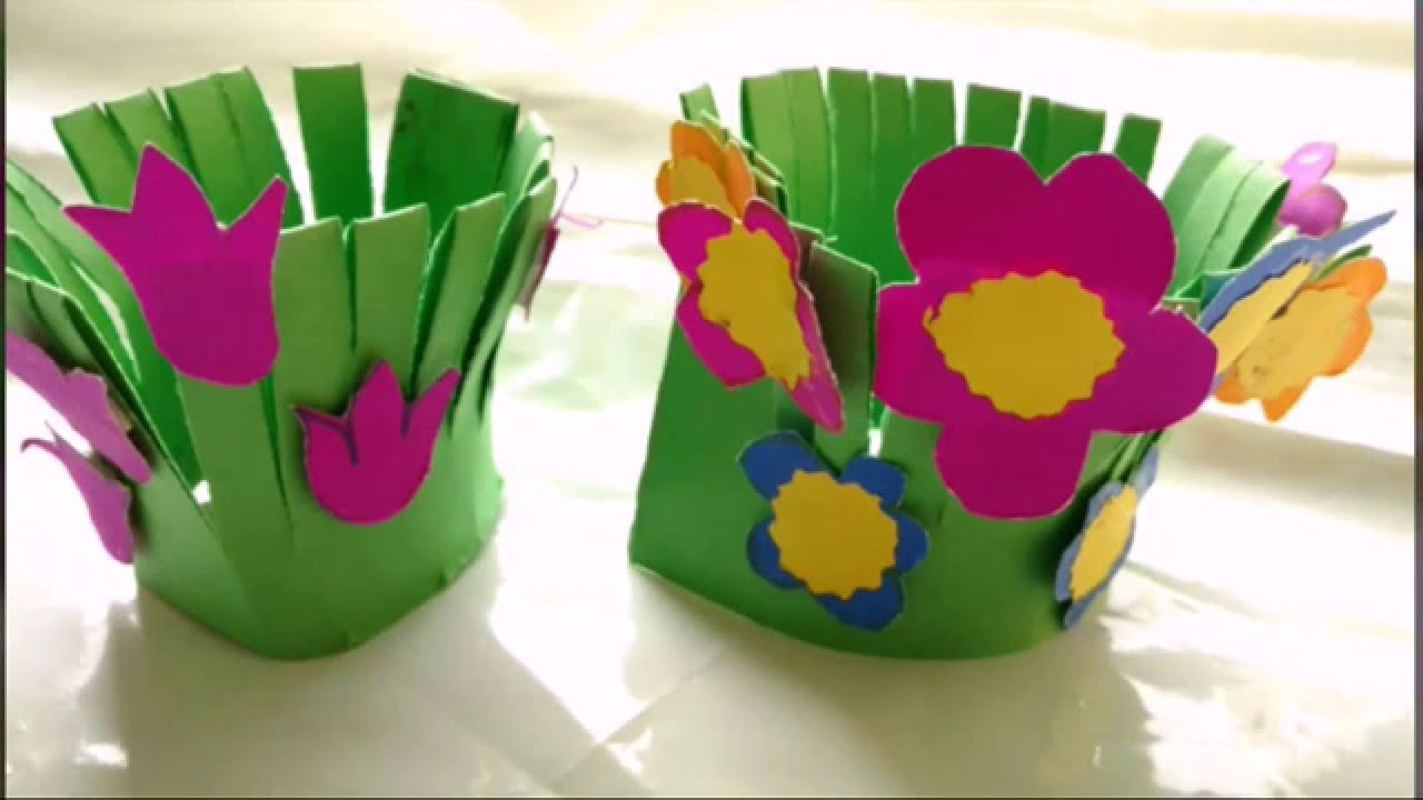 Best ideas about Paper Crafting Ideas For Kids
. Save or Pin Easy Paper Craft Flower Garden Making For Kids Now.