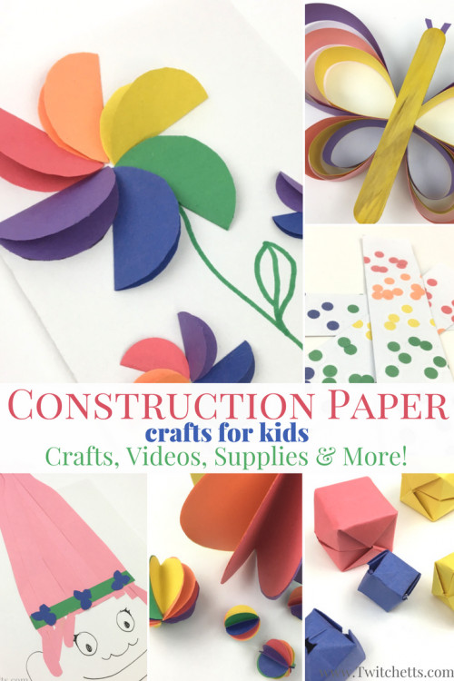 Best ideas about Paper Crafts Ideas For Kids
. Save or Pin 51 easy construction paper crafts Kid approved and amazing Now.