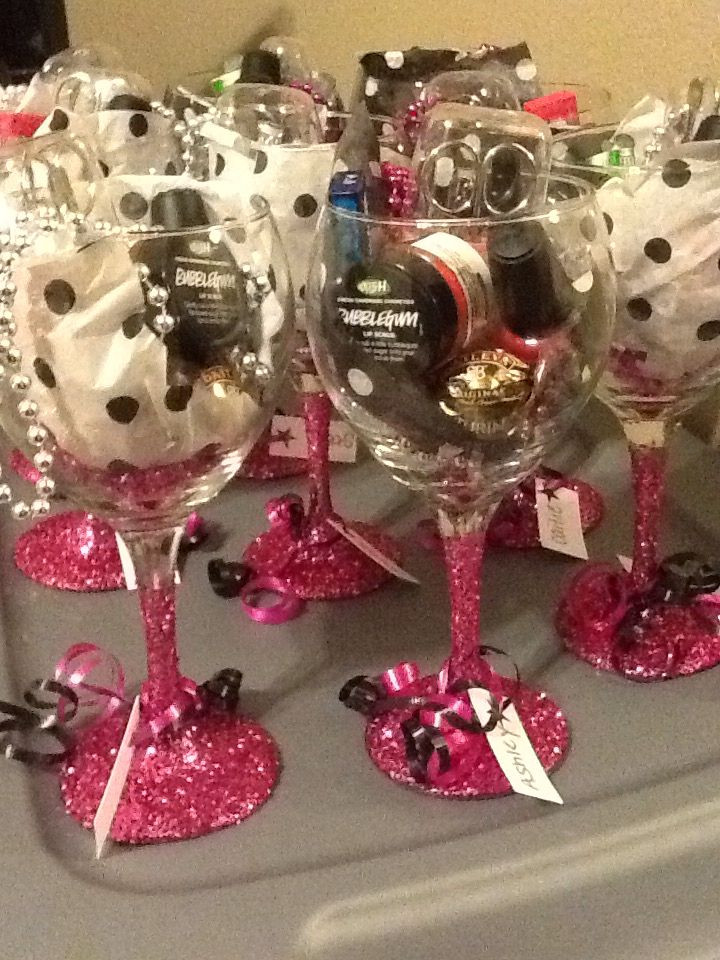 Best ideas about Party Gift Ideas For Adults
. Save or Pin Bachelorette favors with lushcosmetics and dollar store Now.