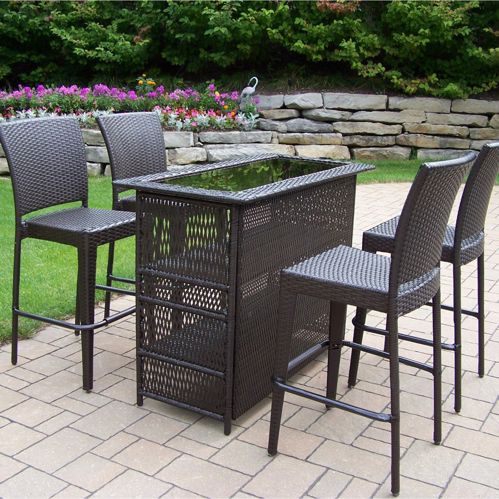 Best ideas about Patio Bar Sets
. Save or Pin Oakland Living All Weather Wicker Patio Bar Set Patio Now.