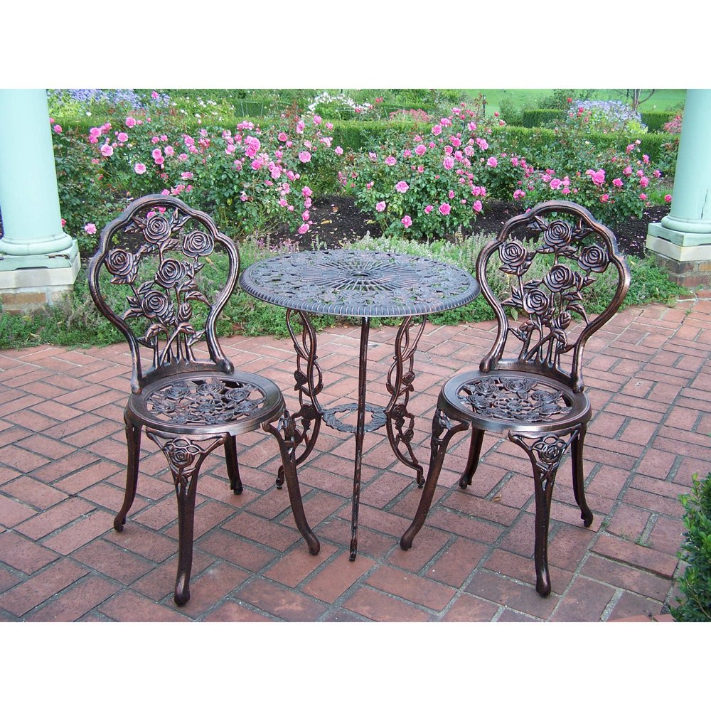 Best ideas about Patio Bistro Set
. Save or Pin Patio Furniture Set 3 Piece Bistro Wrought Small Iron Now.