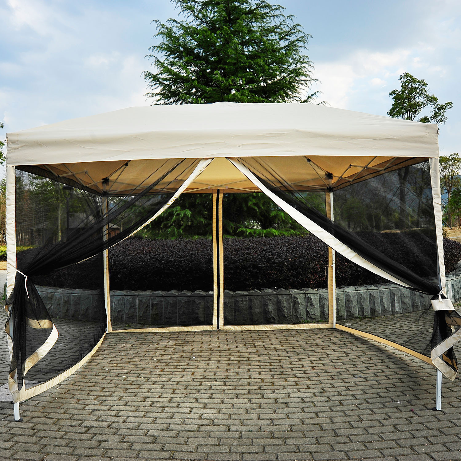Best ideas about Patio Canopy Gazebo
. Save or Pin Outdoor Gazebo Canopy 10 x 10 Pop Up Tent Mesh Screen Now.