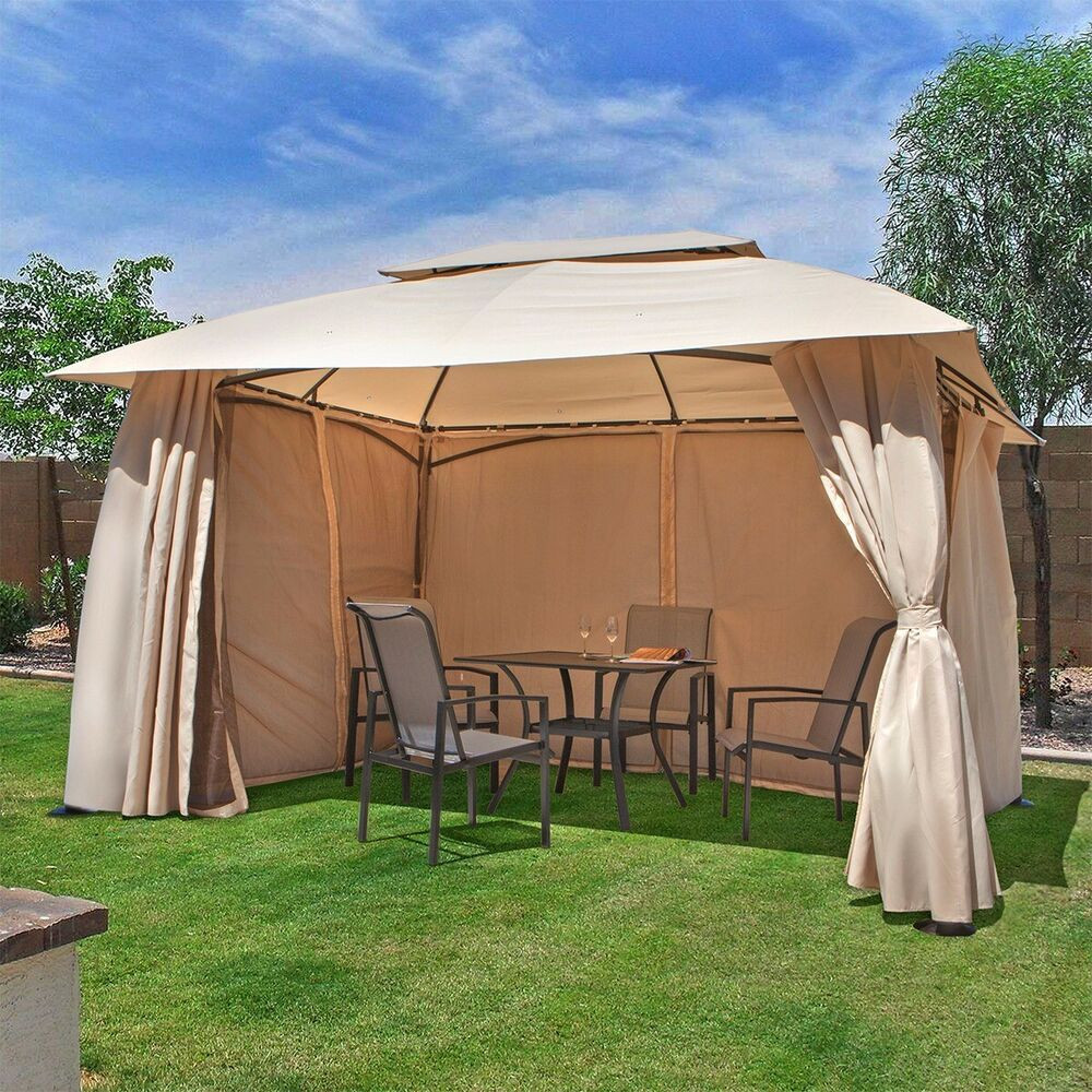 Best ideas about Patio Canopy Gazebo
. Save or Pin outdoor home 10 x 13 backyard garden awnings Patio Now.