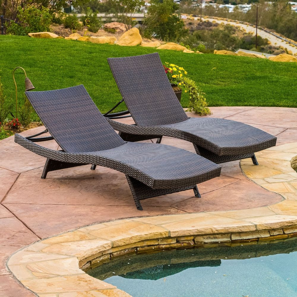 Best ideas about Patio Chaise Lounge
. Save or Pin Set of 2 Outdoor Patio Pool Wicker Chaise Lounge Chairs Now.
