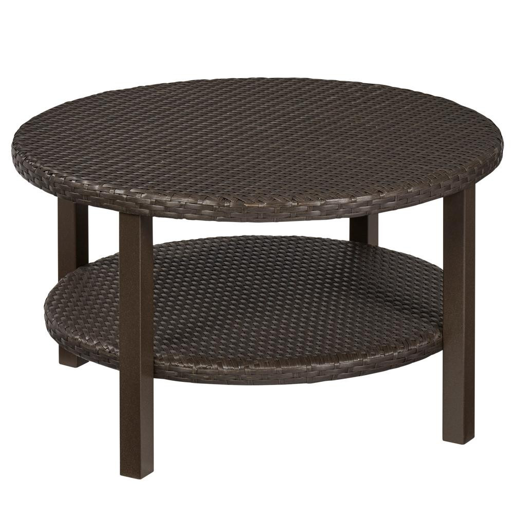 Best ideas about Patio Coffee Table
. Save or Pin Hampton Bay Torquay Outdoor Coffee Table with Shelf Now.