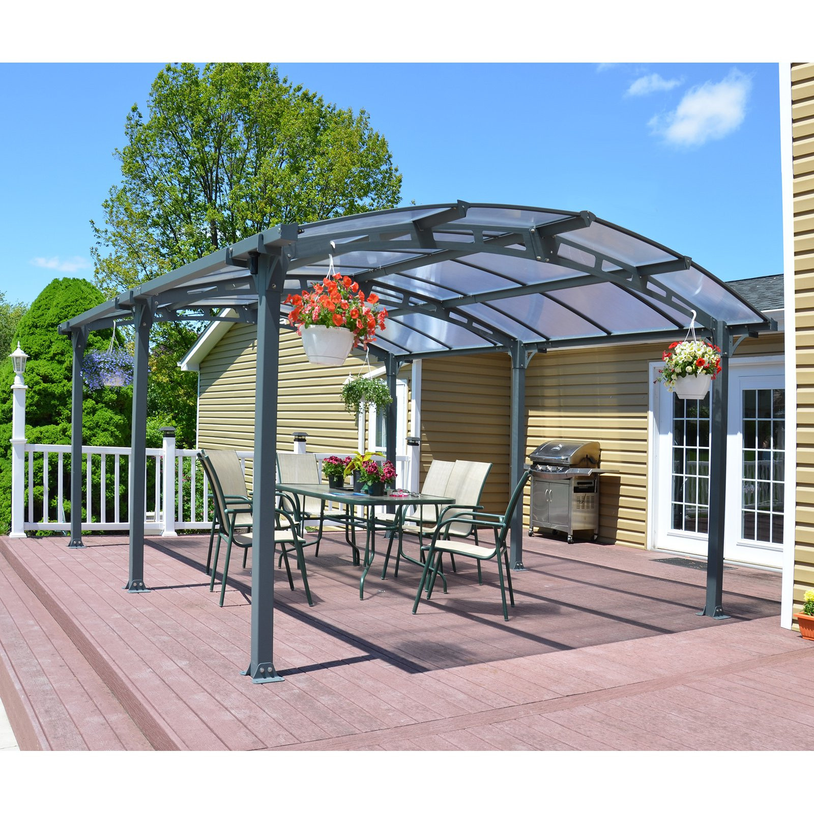 Best ideas about Patio Cover Kits
. Save or Pin Palram Arcadia Carport Patio Cover Kit Greenhouses at Now.