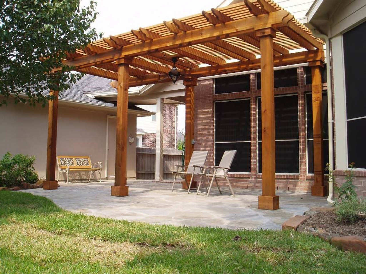 Best ideas about Patio Cover Plans
. Save or Pin Freestanding deck with roof patio design covers diy easy Now.
