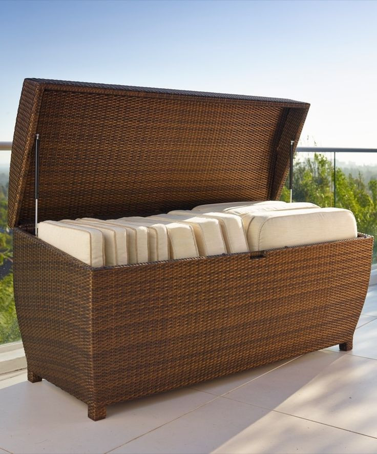 Best ideas about Patio Cushion Storage
. Save or Pin Our All weather Wicker Storage Chest is both durable and Now.