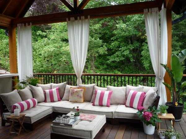 Best ideas about Patio Decorating Ideas
. Save or Pin Outdoor Curtains for Porch and Patio Designs 22 Summer Now.
