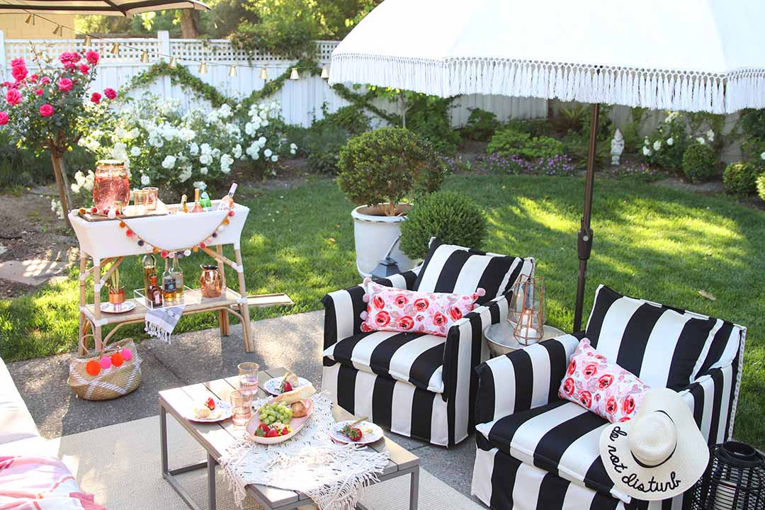 Best ideas about Patio Decorating Ideas
. Save or Pin Patio Decorating Ideas 7 Simple Summer Updates Modern Glam Now.
