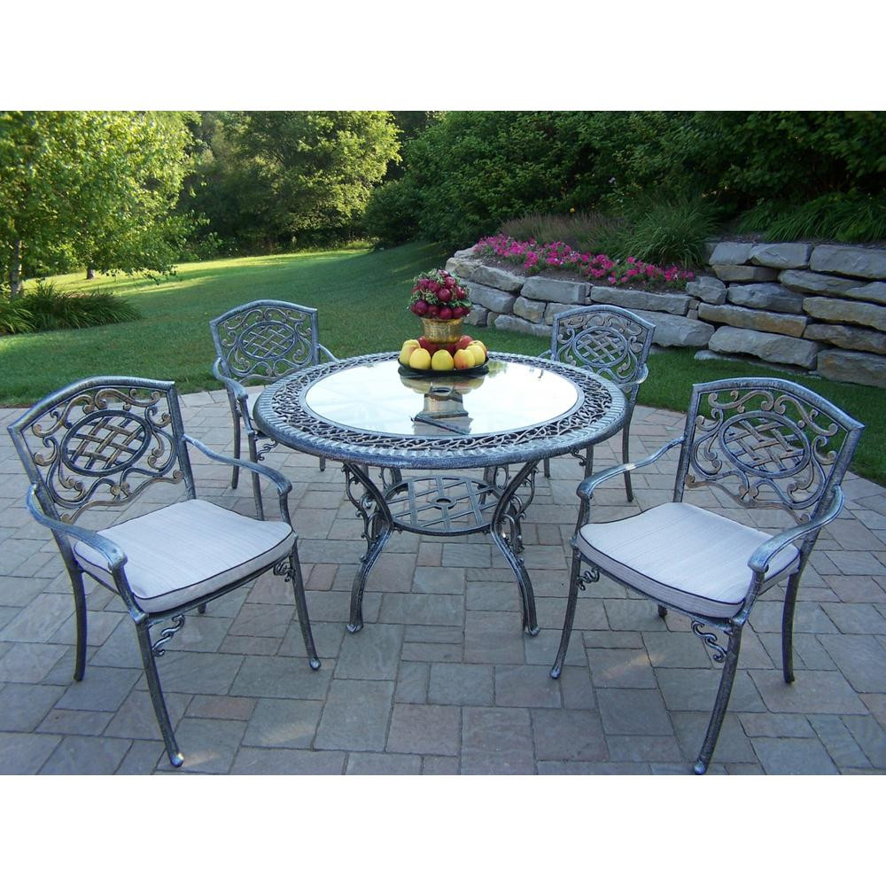 Best ideas about Patio Dining Set
. Save or Pin Hanover Traditions 5 Piece Patio Outdoor Dining Set with 4 Now.