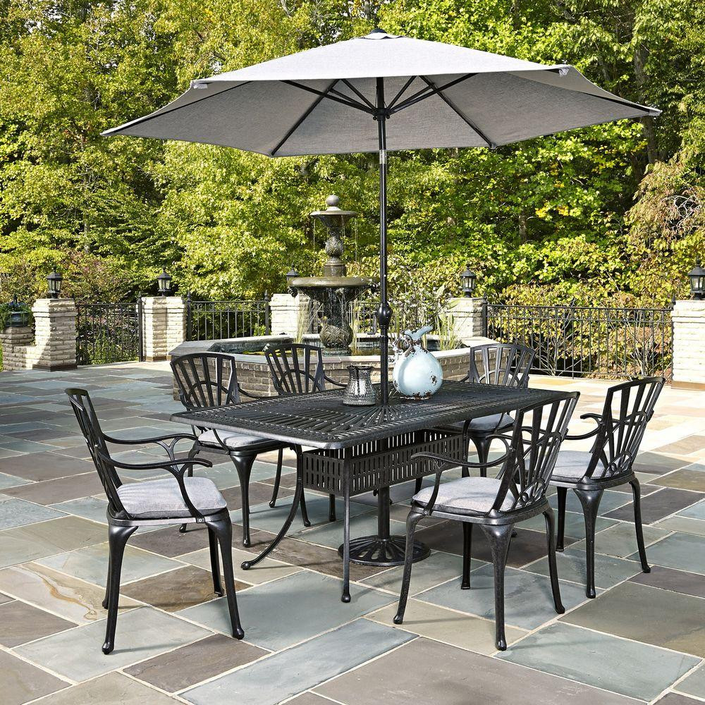 Best ideas about Patio Dining Sets With Umbrella
. Save or Pin Home Styles Largo 7 Piece Outdoor Patio Dining Set with Now.