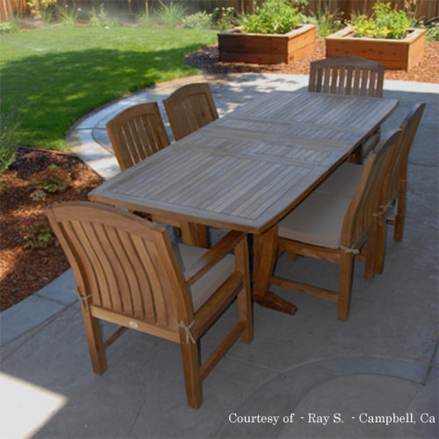 Best ideas about Patio Dining Table Clearance
. Save or Pin Teak Outdoor Patio Dining Set Agean Table & Zaire Chair Now.