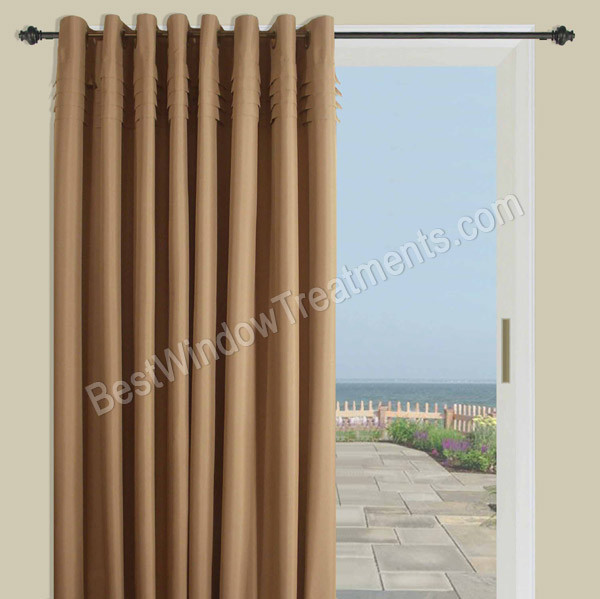 Best ideas about Patio Door Curtain Rods
. Save or Pin Oxford Tuxedo Patio Curtain Panel With Grommets Patio Now.