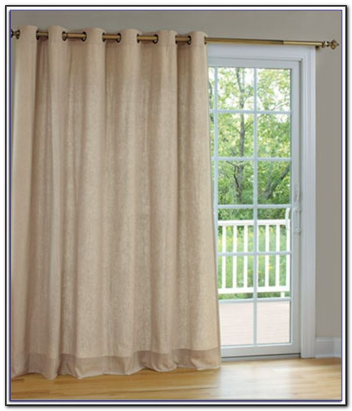 Best ideas about Patio Door Curtain Rods
. Save or Pin Patio Door Curtain Rods Without Center Bracket Patios Now.