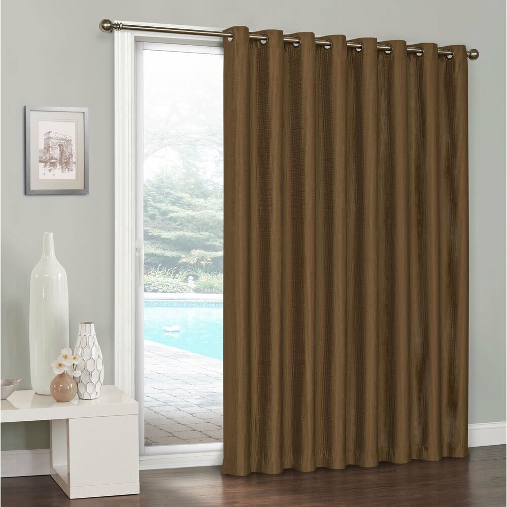 Best ideas about Patio Door Curtains
. Save or Pin Eclipse Clara Thermaweave Blackout Patio Door Curtain Now.