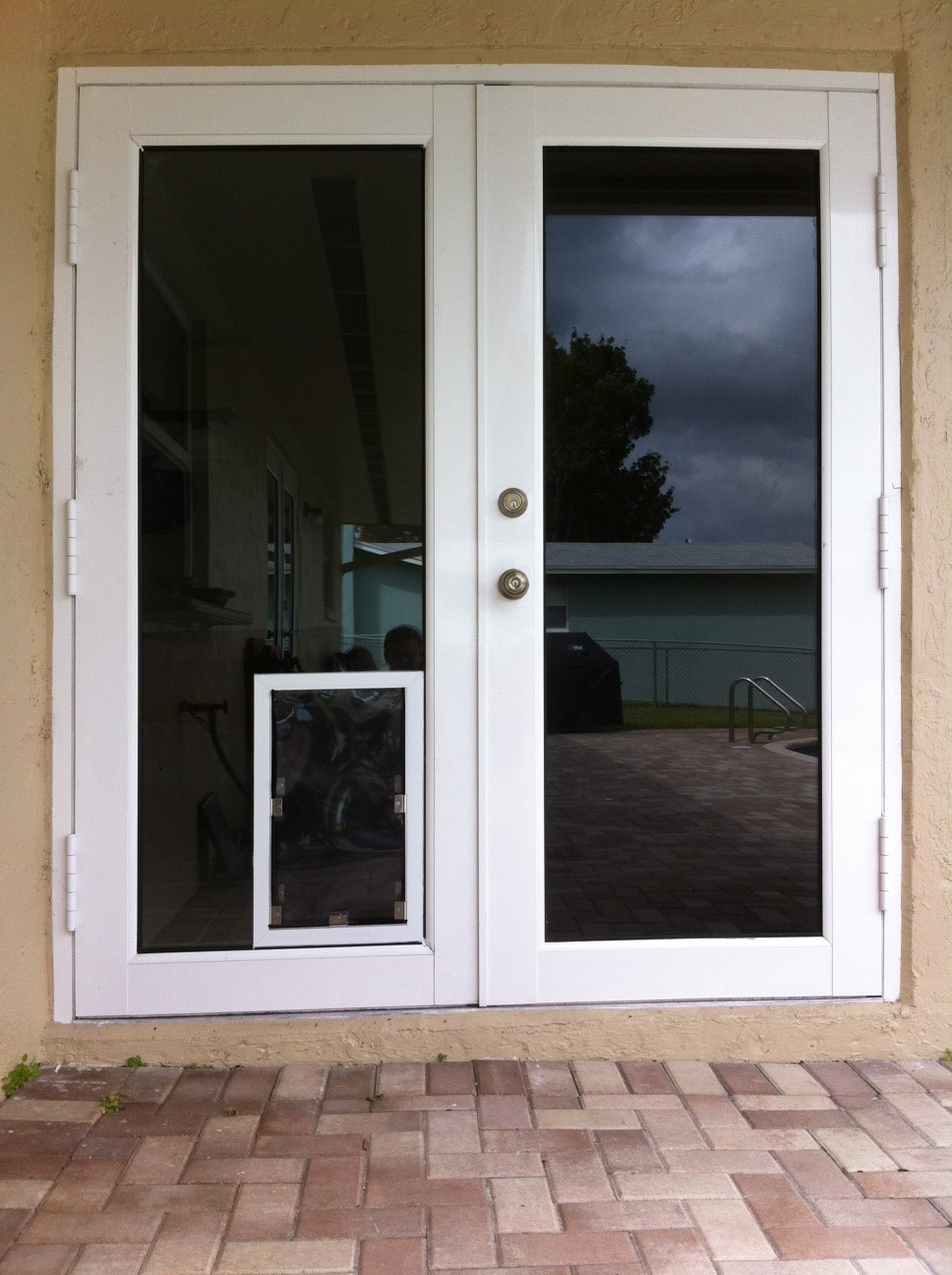 Best ideas about Patio Door With Pet Door Built In
. Save or Pin Beautiful Sliding Glass Door With Doggie Door Built In Now.