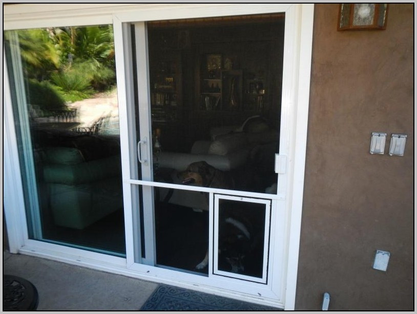 Best ideas about Patio Door With Pet Door Built In
. Save or Pin Doors With Built In Dog Door Home Design How Much To Now.