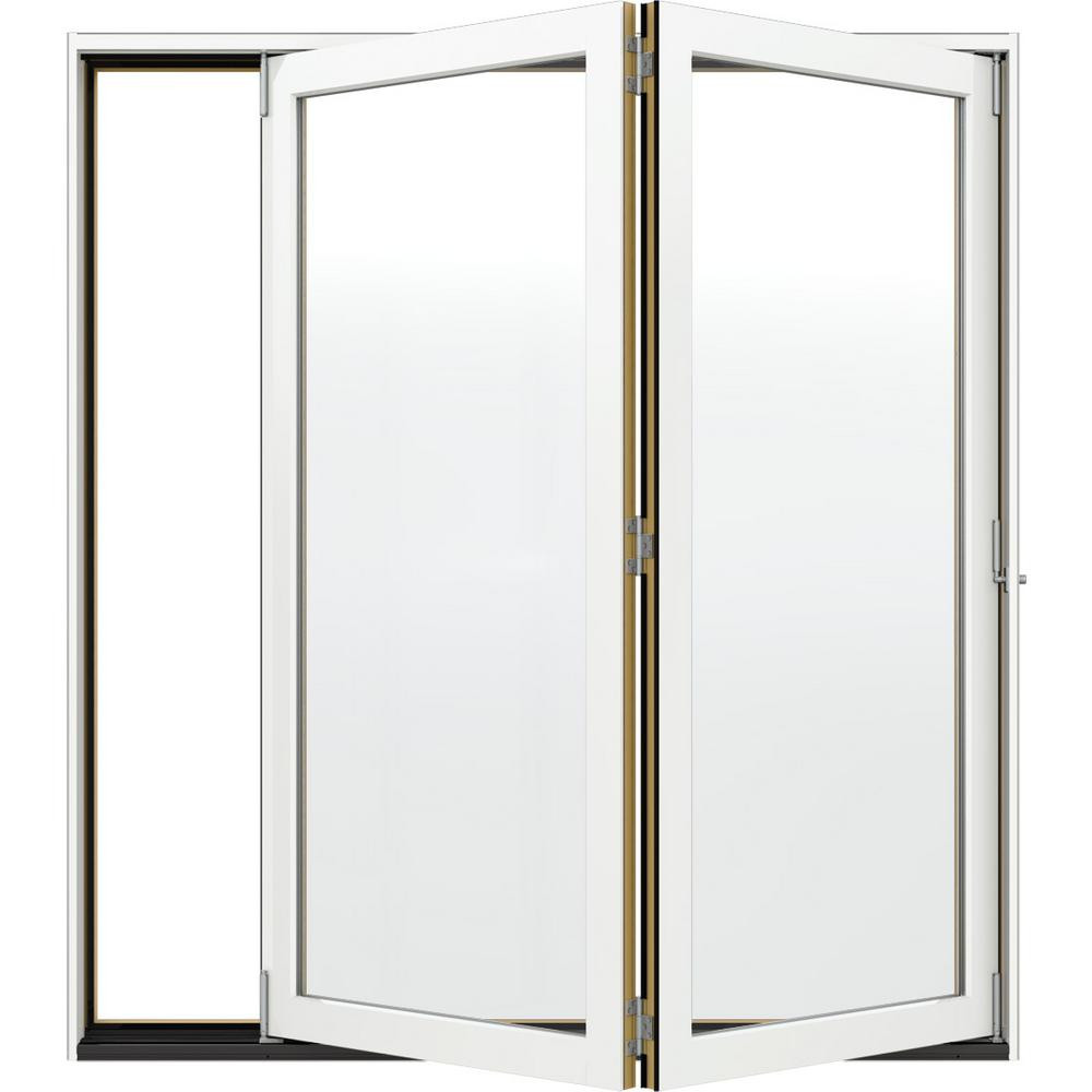 Best ideas about Patio Doors Home Depot
. Save or Pin JELD WEN 72 in x 80 in W 4500 White Clad Wood Left Hand Now.