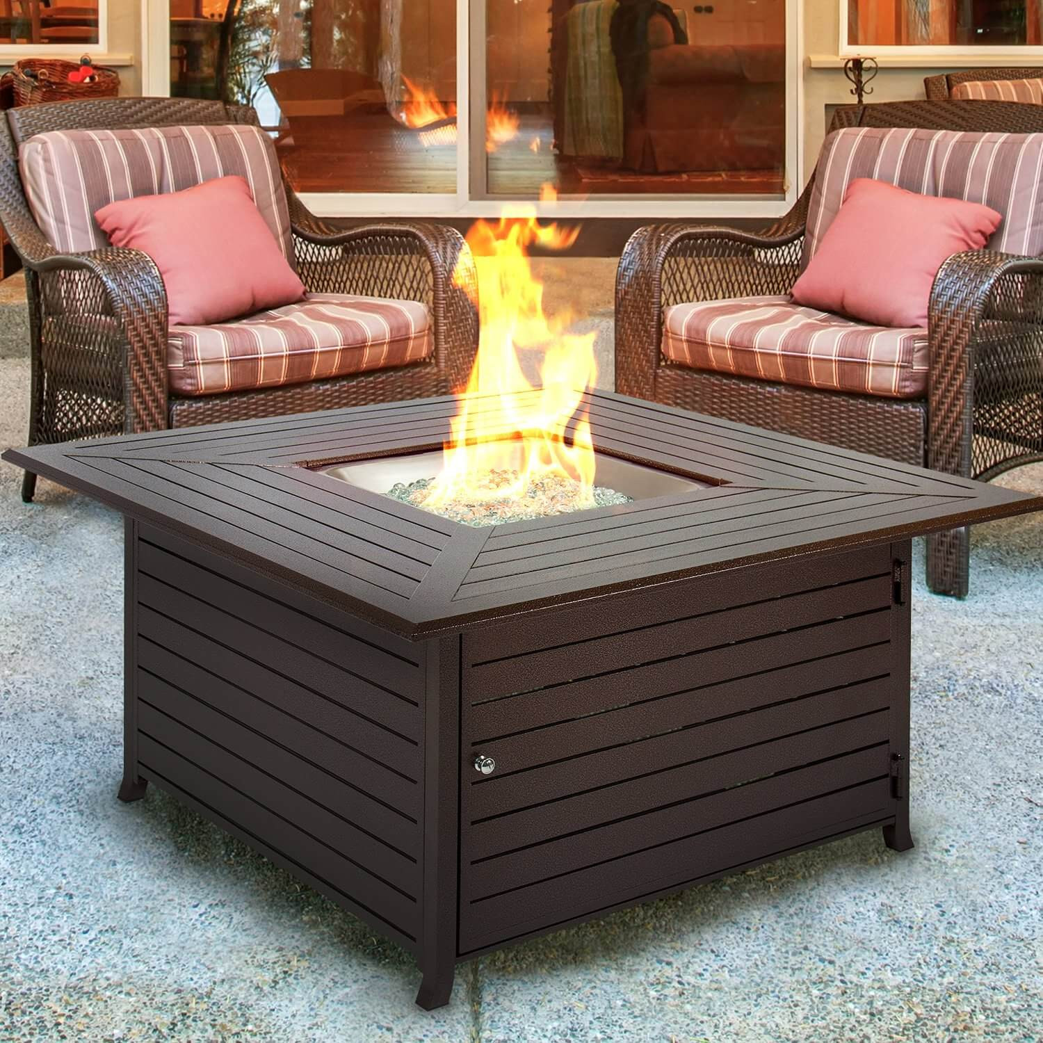 Best ideas about Patio Fire Table
. Save or Pin 42 Backyard and Patio Fire Pit Ideas Now.