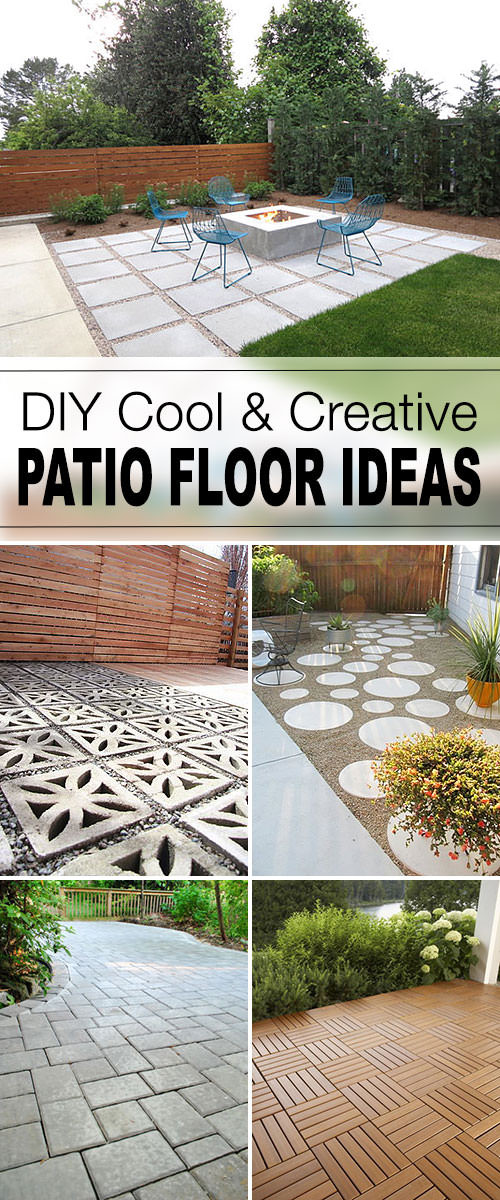 Best ideas about Patio Floor Ideas
. Save or Pin 9 DIY Cool & Creative Patio Flooring Ideas Now.