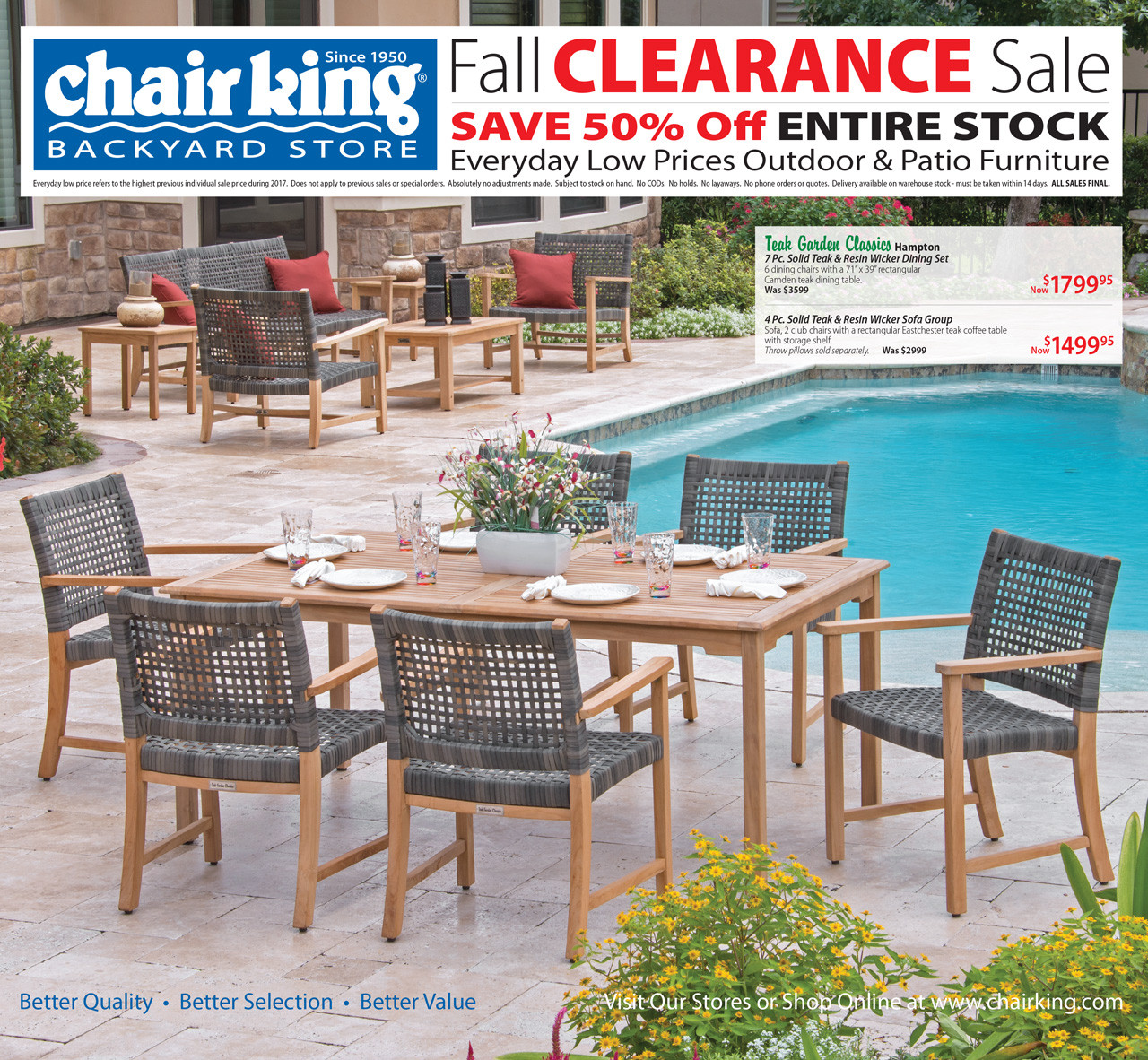 Best ideas about Patio Furniture Clearance Sale Free Shipping
. Save or Pin Patio Furniture Discount Sale Chair King Outdoor Clearance Now.
