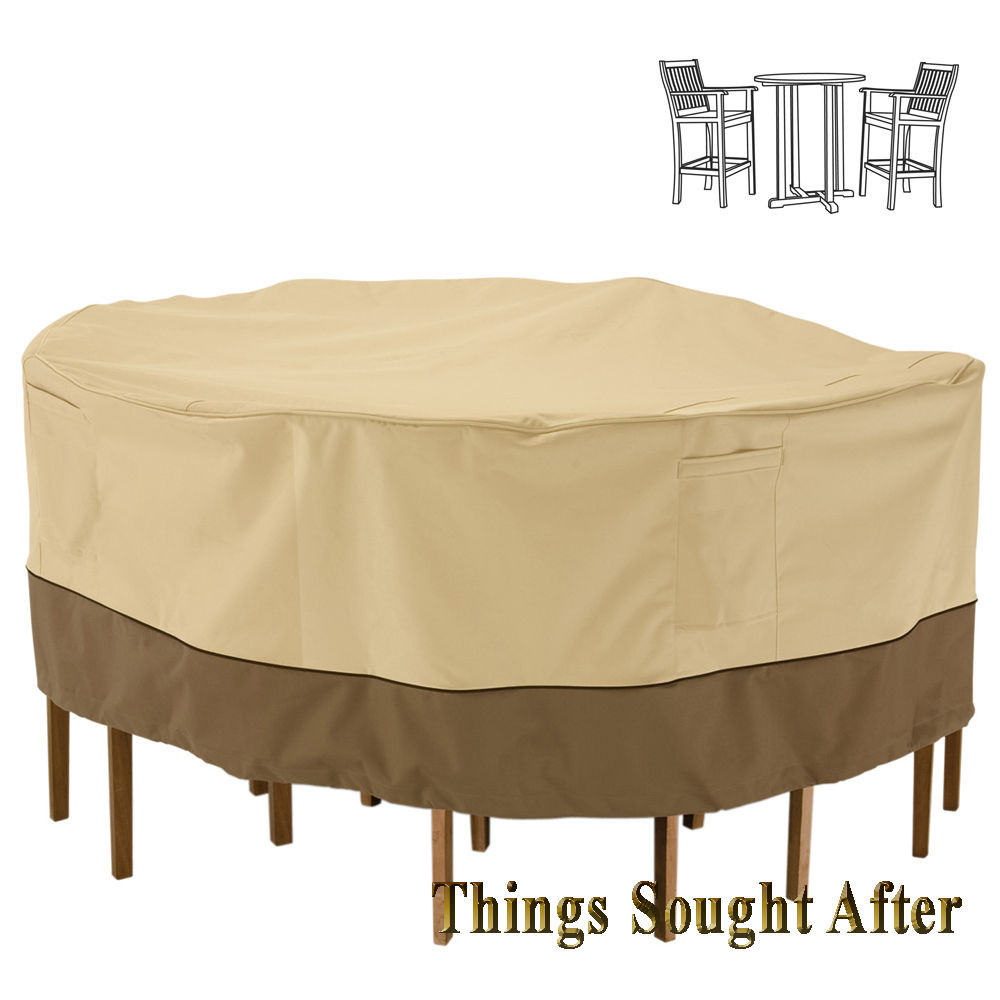 Best ideas about Patio Furniture Covers
. Save or Pin COVER for TALL ROUND PATIO TABLE & CHAIR SET Outdoor Now.
