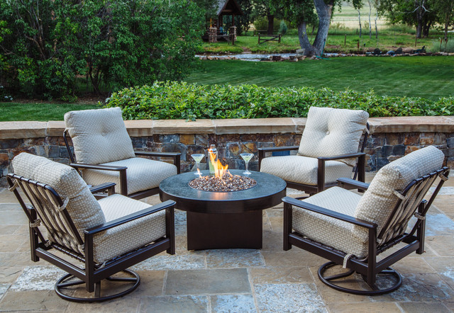 Best ideas about Patio Furniture Denver
. Save or Pin Oriflamme Gas Fire Table with Outdoor Furniture Rustic Now.