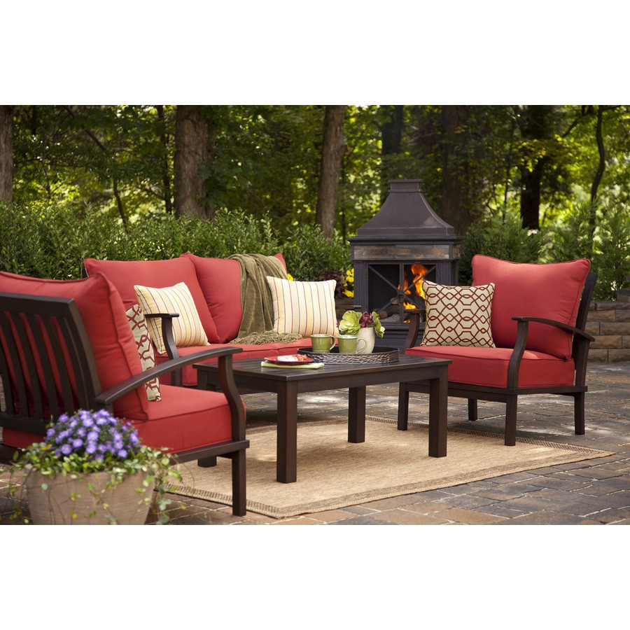 Best ideas about Patio Furniture Lowes
. Save or Pin Patio Cozy Outdoor Furniture Design With Allen & Roth Now.