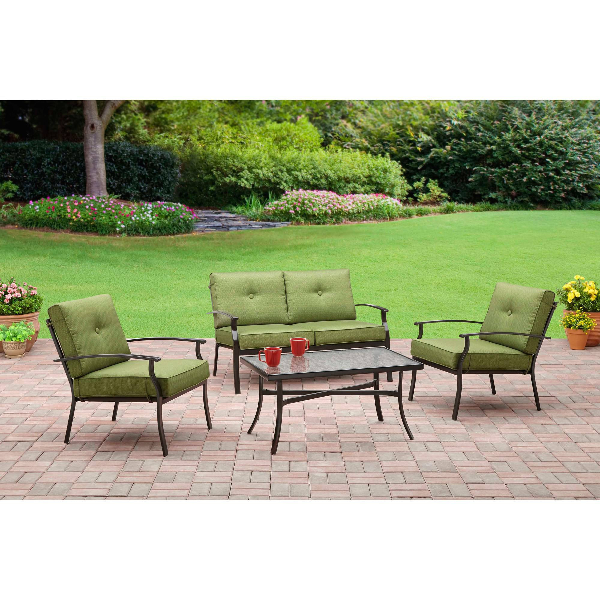 Best ideas about Patio Furniture Parts
. Save or Pin Mainstays Bryant Place Piece Conversation Set Green Now.