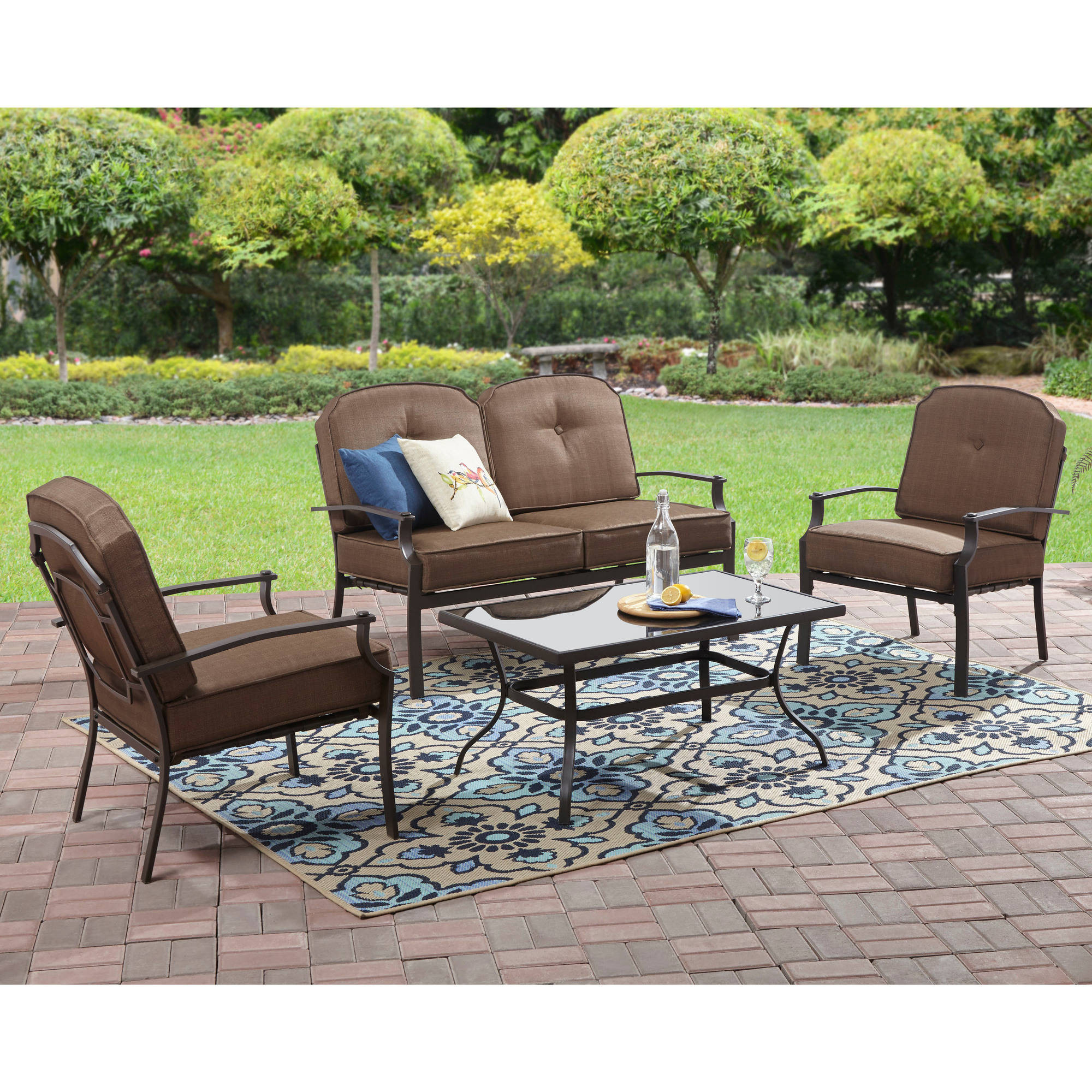 Best ideas about Patio Furniture Supplies
. Save or Pin Mainstays Wentworth Piece Patio Conversation Set Seats Now.