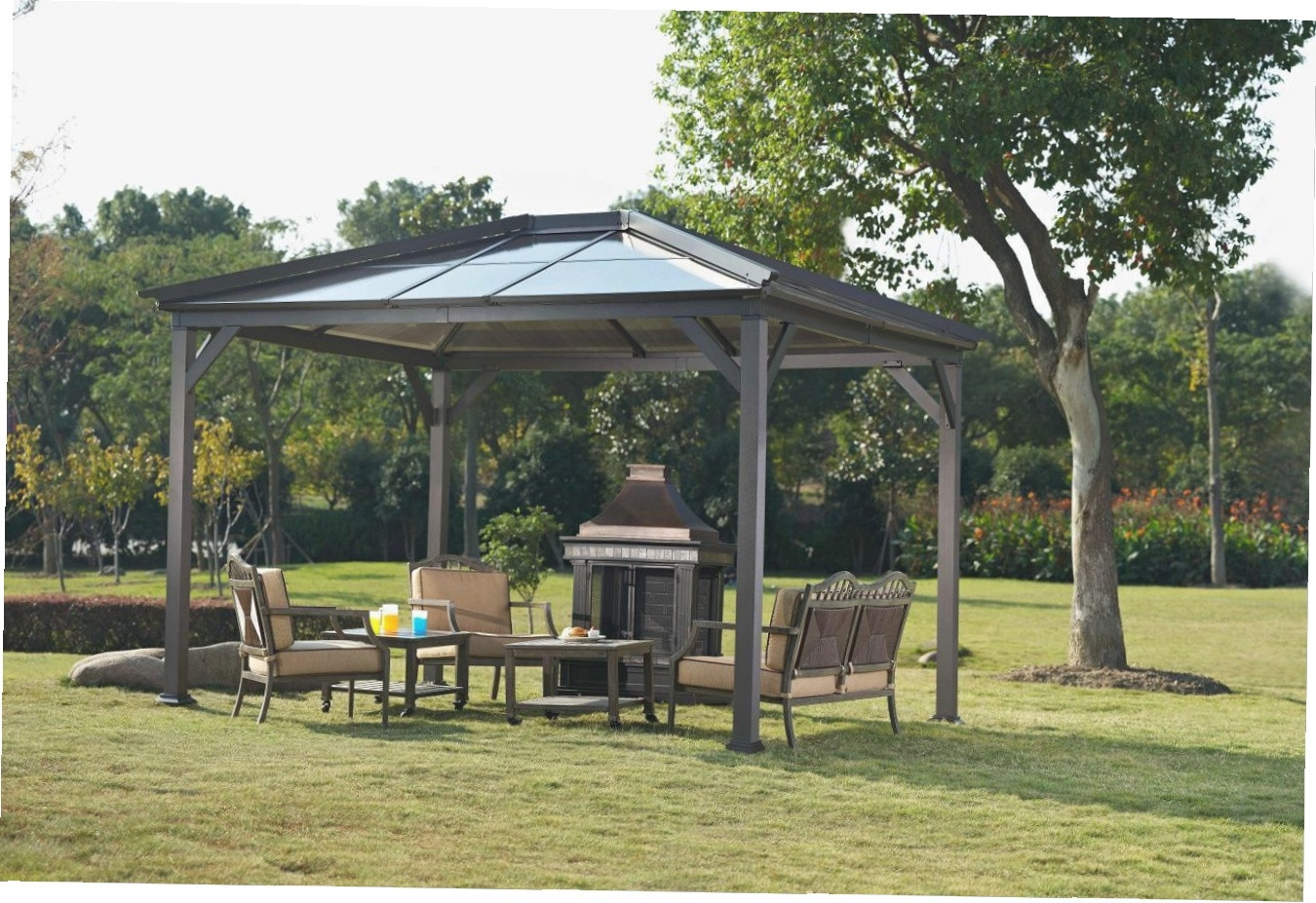 Best ideas about Patio Gazebo Costco
. Save or Pin Garden & Outdoor Fancy Hardtop Gazebo For Your Outdoor Now.