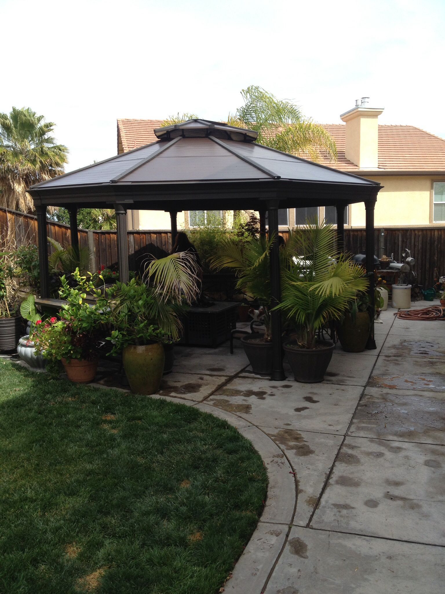 Best ideas about Patio Gazebo Costco
. Save or Pin The Costco Gazebo in my backyard Now.