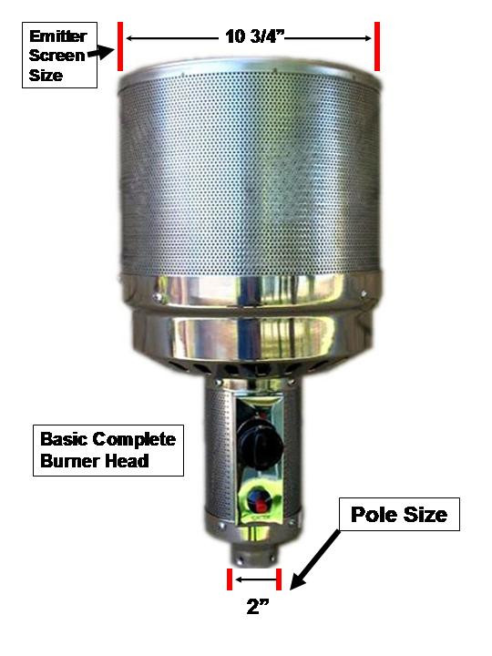 Best ideas about Patio Heater Parts
. Save or Pin Hiland Main Burner Emitter Screen 10 3 4" 3 post Now.